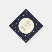 Serviette En Papier Twinkle Little Star Starry Sky Baby shower (Coin)
