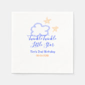 Serviette En Papier Twinkle scintillement petite étoile anniversaire v (Devant)