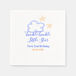 Serviette En Papier Twinkle scintillement petite étoile anniversaire v