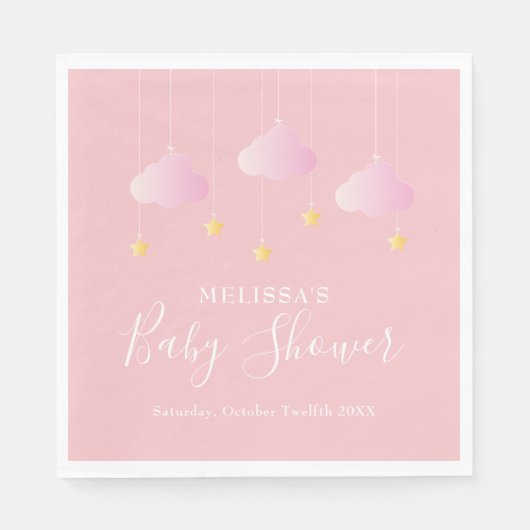 Serviette En Papier Twinkle scintillement petite étoile fille douche r (Devant)