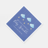 Serviette En Papier Twinkle Sprinkle Petite Étoile Bleue Bébé Sprinkle (Coin)