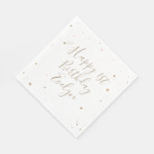 Serviette En Papier Twinkle Star 1er anniversaire (Coin)