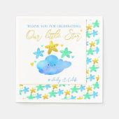 Serviette En Papier Twinkle Twinkle Little Star Baby shower (Devant)