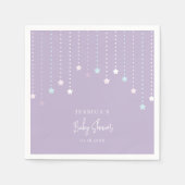 Serviette En Papier Twinkle Twinkle Little Star Baby shower (Devant)