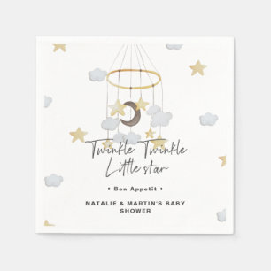 Serviette En Papier Twinkle Twinkle Little Star Baby shower neutre