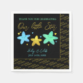 Serviette En Papier Twinkle Twinkle Little Star Baby shower serviettes (Devant)