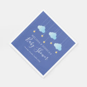 Serviette En Papier Twinkle Twinkle Little Star Fête Bébé Garçon Bleu (Coin)