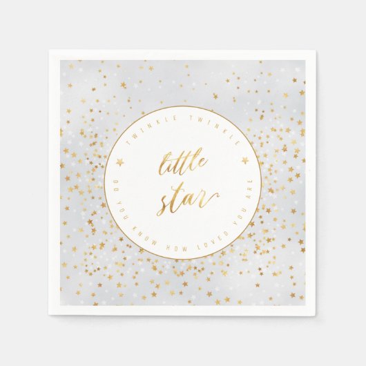 Serviette En Papier Twinkle Twinkle Little Star Genre Neutral serviett (Devant)