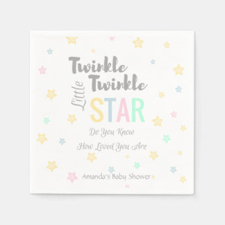 Serviette En Papier Twinkle Twinkle Little Star - Napkins