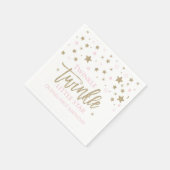 Serviette En Papier Twinkle Twinkle Little Star premier anniversaire N (Coin)
