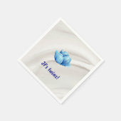 Serviette En Papier Twins dans le Baby shower Bloom (Coin)