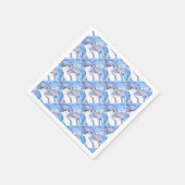 Serviette En Papier two dolphes (Coin)