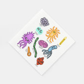 Serviette En Papier Types de bactéries (Coin)