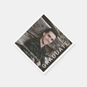 Serviette En Papier Typographie moderne Diplôme photo (Coin)