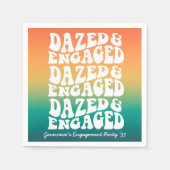 Serviette En Papier Typographie rétro énervée (Devant)