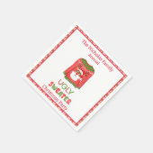 Serviette En Papier Ugly Sweater Funny Reindeer Christmas Party (Coin)