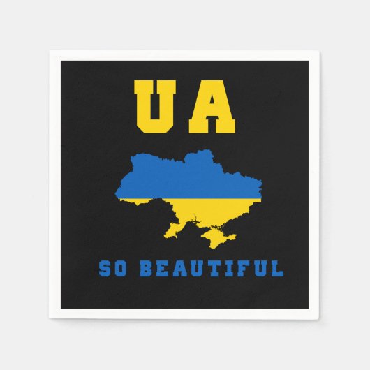 Serviette En Papier Ukraine (Devant)