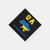 Serviette En Papier Ukraine (Coin)