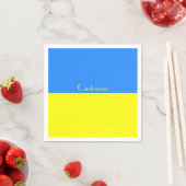 Serviette En Papier Ukraine Drapeau bleu jaune Thunder_Cove (En situation)