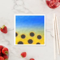 Ukraine jaune bleu géométrie maillage motif Fleurs
