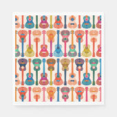 Serviette En Papier ukulèle hawaïen (Devant)