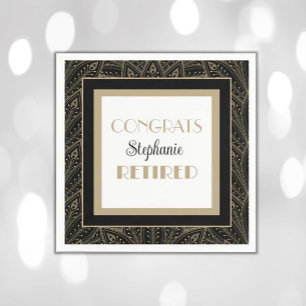 Serviette En Papier Un air élégant ! Serviettes de retraite