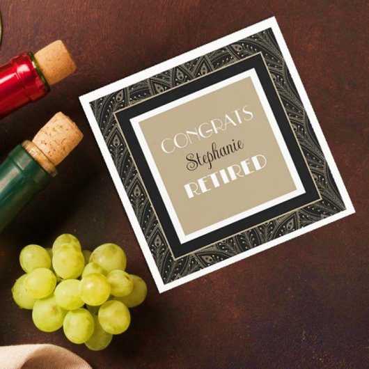 Serviette En Papier Un air élégant ! Serviettes de retraite