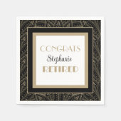 Serviette En Papier Un air élégant ! Serviettes de retraite (Devant)