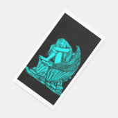 Serviette En Papier Un ange endormi sur la pierre (Coin)