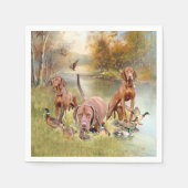 Serviette En Papier Un aristocrate polyvalent dans la Vizsla hongroise (Devant)