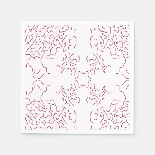 Serviette En Papier un arrière - plan blanc avec beaucoup de lignes ro (Devant)