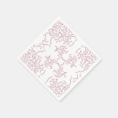 Serviette En Papier un arrière - plan blanc avec beaucoup de lignes ro (Coin)