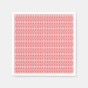 Serviette En Papier un arrière - plan rouge et blanc avec un motif