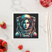 Serviette En Papier Un astronaute dans l'espace ! (En situation)