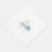 Serviette En Papier Un Baby shower Automne Un Peu Citrouille (Coin)