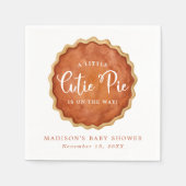 Serviette En Papier Un Baby shower Citrouille à pâté de maison (Devant)