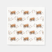 Serviette En Papier Un Baby shower D'Automne Un Peu Citrouille Neutre  (Devant)
