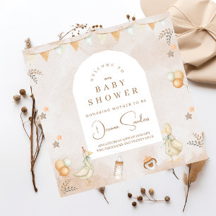Serviette En Papier Un Baby shower lunatique d'oie