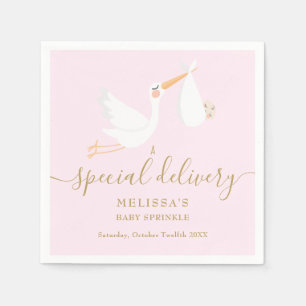 Serviette En Papier Un Baby shower spécial de livraison/aspersion