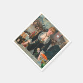 Serviette En Papier Un bar aux Folies-Bergère Edouard Manet (Coin)