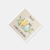 Serviette En Papier Un bébé brasse de la verdure Cheers Coed Baby show (Coin)