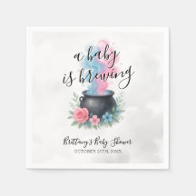 Un bébé brasse rose et bleu cauldron