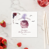 Serviette En Papier Un bébé brasse un Baby shower d'Halloween (En situation)