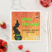 Serviette En Papier Un bébé est en train de brasser ! Baby shower d'Ha (En situation)