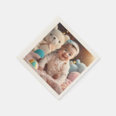 Serviette En Papier Un bébé souriant (Coin)