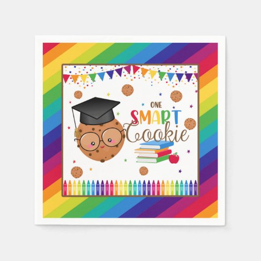 Serviette En Papier Un biscuit intelligent (Devant)