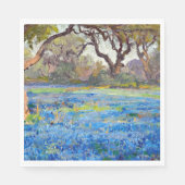 Serviette En Papier Un champ de bleus à Alamo Heights, (Devant)