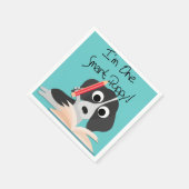 Serviette En Papier Un Chiot intelligent (Coin)