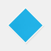 Serviette En Papier Un ciel bleu vif avec quelques clous blancs épars (Coin)