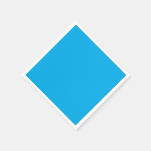 Serviette En Papier Un ciel bleu vif avec quelques clous blancs épars (Coin)